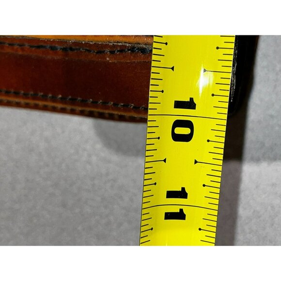 Paco Bolsos Beautiful Brown Leather Bag 10" - Picture 13 of 15